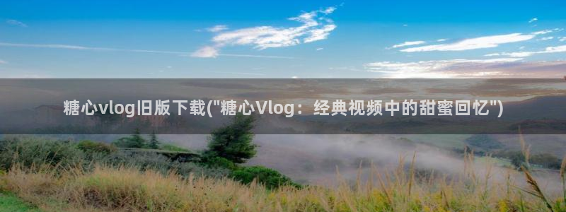 糖心vlog萨勒芬妮：糖心vlog旧版下载(\